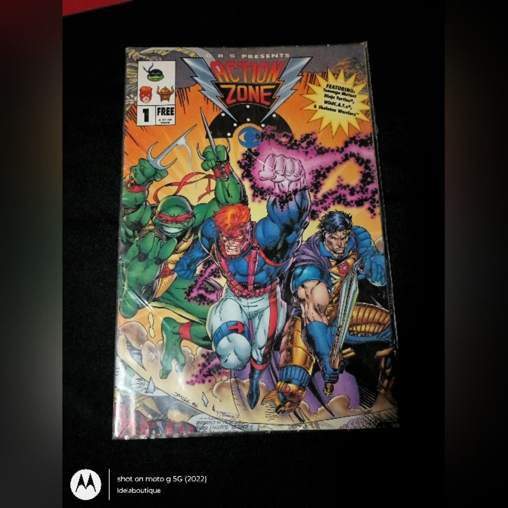 1994 CBS Action Zone Comic book teenage Ninja Turtles Wiild Cats